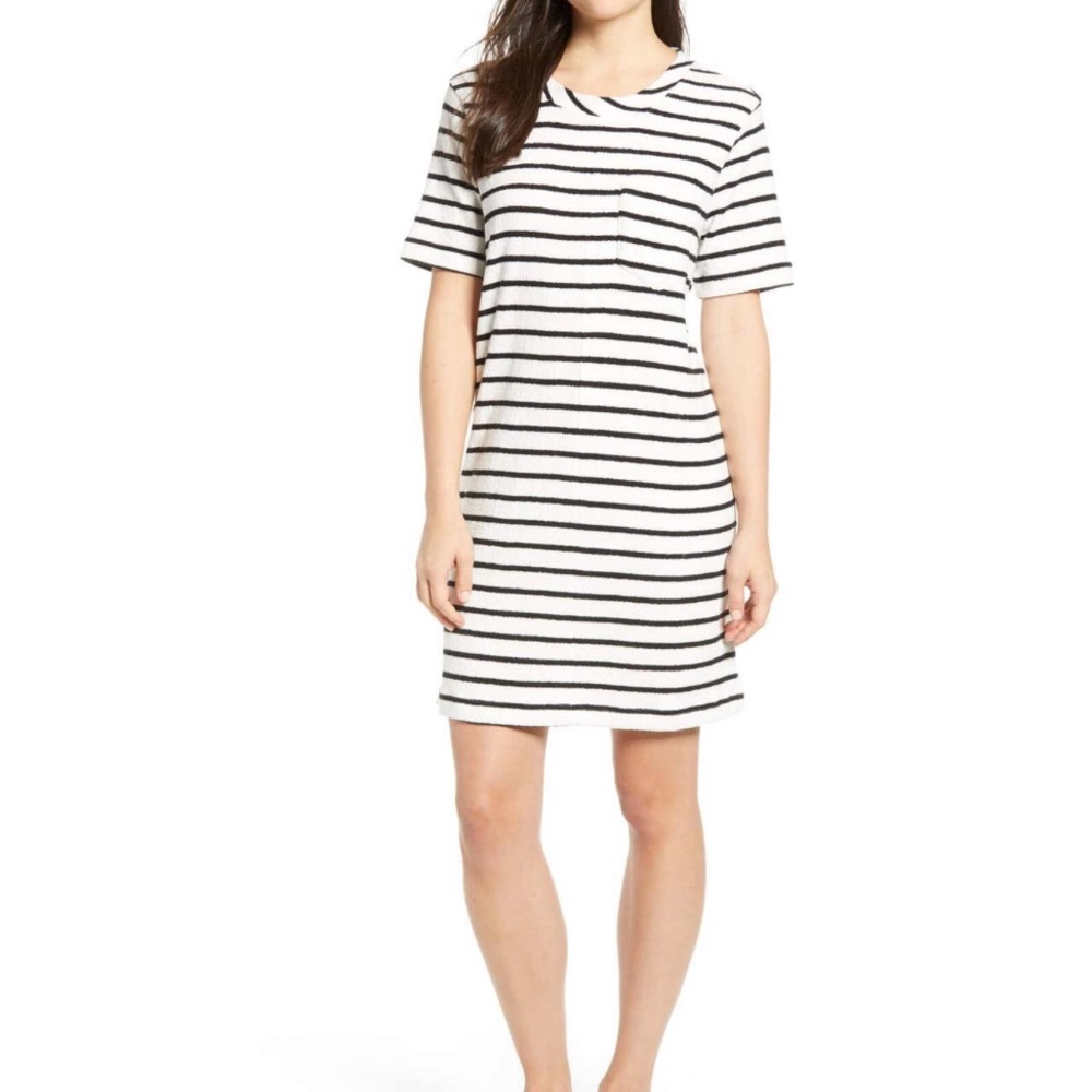 Caslon Striped T-Shirt Dress